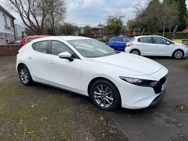 Mazda 3 2.0 e-Skyactiv G MHEV SE-L Lux 5dr Auto Hatchback Petrol White